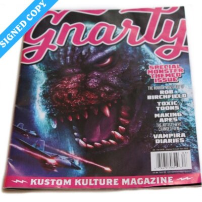 Gnarly #6, Fall 2018 - Out of Print - Signed (Monster Art, Godzilla)-image