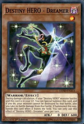Yu-Gi-Oh! Destiny HERO - Dreamer LEHD-ENA13 Common 1st Edition NM-image