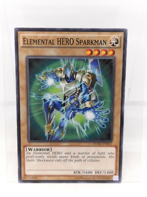1x (EX) Elemental HERO Sparkman - DEM2-EN011 - Common - Unlimited  YuGiOh-image