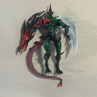 Elemental Hero Flame Wingman Vintage Yu-Gi-Oh GX Figure 2005 Mattel 360 Joynt-image