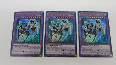 3x ELEMENTAL HERO CHAOS NEOS  1ST EDITION  BLAR-EN055  ULTRA YUGIOH  NM UNPLAYED-image