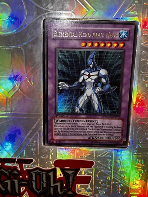 Yu-Gi-Oh! Ultimate Rare Elemental Hero Aqua Neos POTD-EN031/ 1st Edition-image