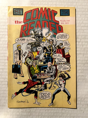 COMICS READER #145 UNCANNY X-MEN GODZILLA FEATURE DAVE COCKRUM COVER ART 1977-image