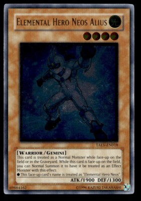 Yugioh Elemental Hero Neos Alius TAEV-EN018 Ultimate Rare NM-image