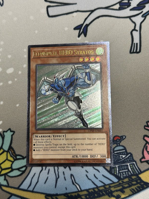 Elemental Hero Stratos - Ultimate Rare - OP09-EN001- NM - Yugioh TCG-image