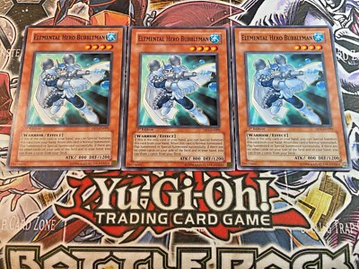 ***3x Elemental Hero Bubbleman 1st Ed 3x*** DP1-EN009 | Common | YuGiOh! NM-image