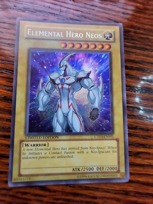 Yu-Gi-Oh! Elemental HERO Neos -CT03-EN001 -Secret Rare - Limited Edition MP-image