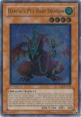 Ultimate Rare - Harpie's Pet Baby Dragon - EOJ-EN013 PL Enemy of Justice-image