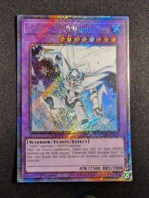 Elemental HERO Absolute Zero RA03-EN231 1st Edition Platinum Secret Rare NM-image