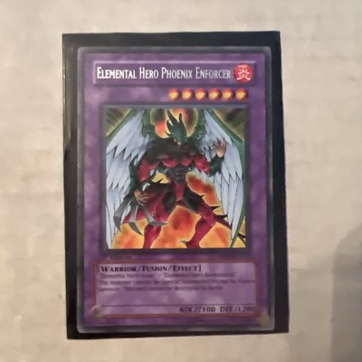 Damaged Elemental Hero Phoenix Enforcer - EOJ-EN032 - Ultra Rare - 1st Edition --image