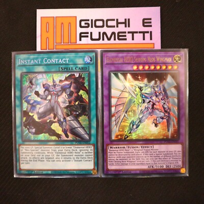 ELEMENTAL LOT HERO SHININIG NEOS WINGMAN English YUGIOH rare MIXED yu-gi-oh!-image