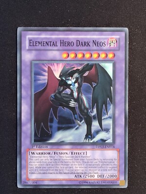 Elemental Hero Dark Neos 1st Edition Yu-Gi-Oh Card DP03-EN014 Near Mint NM-image