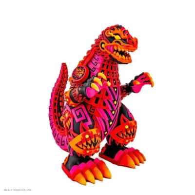 MONDO Urban Aztec Burning Variant Timed Ed Jesse Hernandez Vinyl Figure LTD 150-image