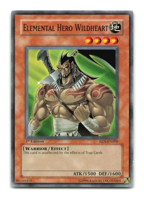 Elemental Hero Wildheart - EEN-EN008 1st Edition - YuGiOh-LP-image