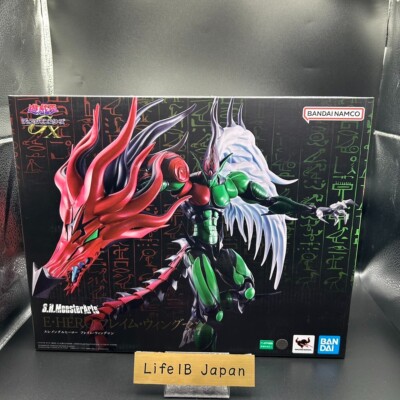 S.H.MonsterArts Yu-Gi-Oh! GX E. HERO Flame Wingman Action Figure Collectible-image