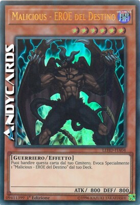 MALICIOUS - HERO OF DESTINY (Destiny Hero - Malicious) Ultra R LEHD ITA04 • 1Ed-image