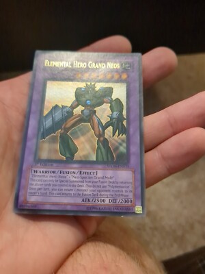 Yugioh Elemental Hero Grand Neos STON-EN035 Ultimate Rare 1st Edition Very Good-image