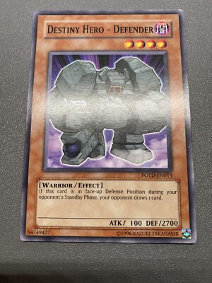 Yu-Gi-Oh! Destiny Hero - Defender Common Unlimited POTD-EN013 HP-image