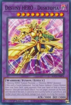 1x Destiny HERO - Dusktopia - BLC1-EN054 - Common - 1st Edition Near Mint, Engli-image