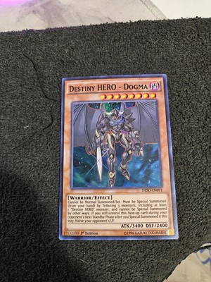 1X Destiny HERO - Dogma - DESO-EN011 - Super Rare 1st Edition yugioh-image
