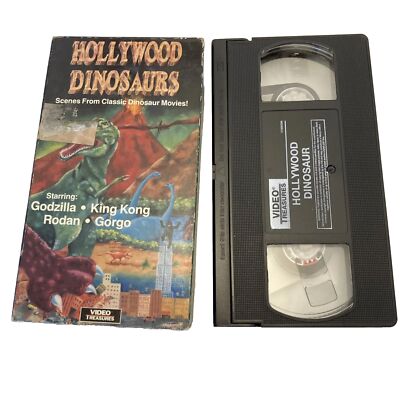 Hollywood Dinosaurs VHS Cassette Tape Godzilla  Movie King Kong-image