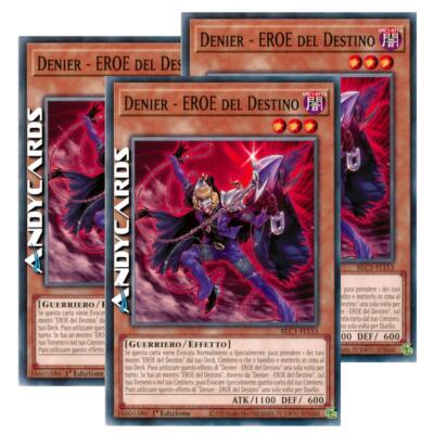3x DENIER - HERO OF DESTINY (Destiny Hero - Denier) • Common • BLC1 IT153 • 1Ed-image