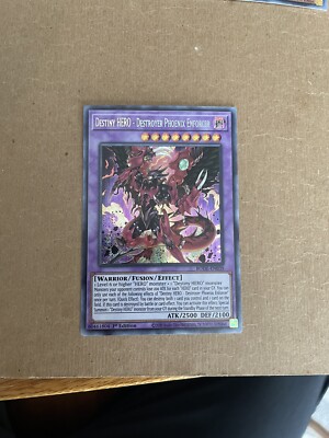 Yugioh Destiny HERO-Destroyer Phoenix Enforcer BODE-EN039 Secret Rare 1st FRESH-image