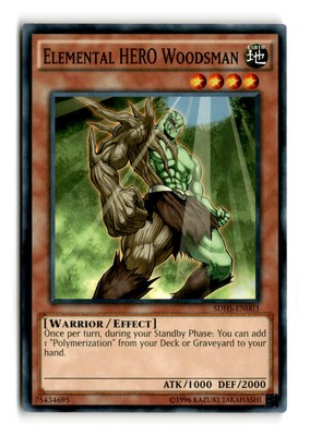 Elemental HERO Woodsman - SDHS-EN003 - YuGiOh-LP-image