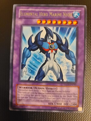 YuGiOh Elemental Hero Marine Neos Rare TAEV-EN041 Unlimited Edition LP-image