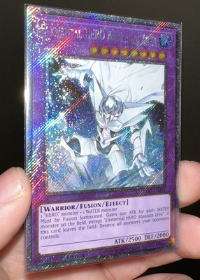 Elemental HERO Absolute Zero (Platinum Secret Rare) RA03-EN231 Quarter...-image