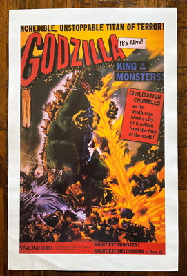 GODZILLA King Of The Monsters B-Movie Poster - 11
