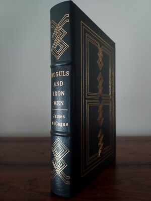 Easton Press Moguls and Iron Men LIKE NEW James McCague Leather American Classic-image