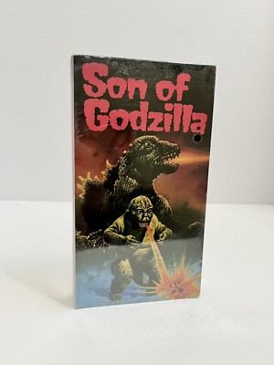 Son Of Godzilla VHS  Tape 1969 1989 Video Treasures NEW SEALED-image