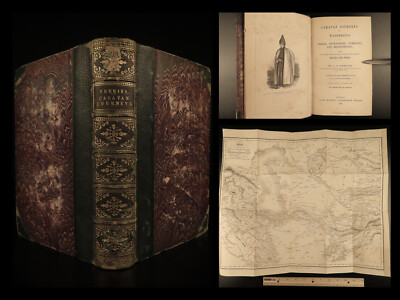 1856 Caravan Journeys PERSIA Middle East Voyages India Afghanistan MAP Ferrier-image