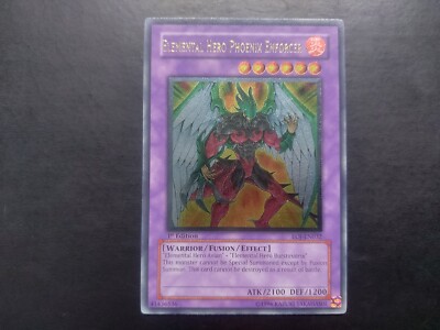 Yugioh - Elemental Hero Phoenix Enforcer EOJ-EN032 Ultimate Rare 1st Edition-image