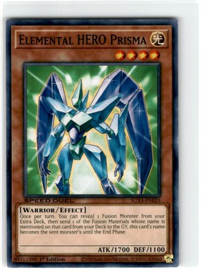 Yu-Gi-Oh! Speed Duel Elemental Hero Plasma Common SGX4-ENE03 Lightly Played 1st-image