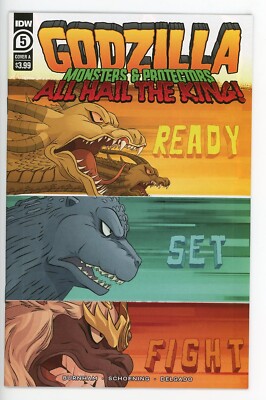 GODZILLA MONSTERS & PROTECTORS ALL HAIL THE KING #5 NM COVER A 1st PRINT b-205-image