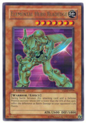 Yugioh! HP Elemental Hero Bladedge - YSD-EN019 - Ultra Rare - 1st Edition Heavil-image