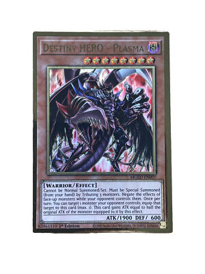 Yu-Gi-Oh! TCG Destiny HERO - Plasma Maximum Gold: El Dorado MGED-EN007 1st...-image