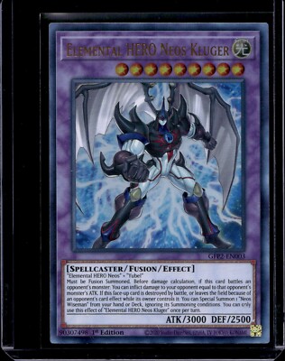 Yugioh! Elemental HERO Neos Kluger - GFP2-EN003 - Ultra Rare - 1st Edition Near -image