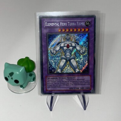 YuGiOh Elemental Hero Terra Firma Secret Rare PP02-EN009-image
