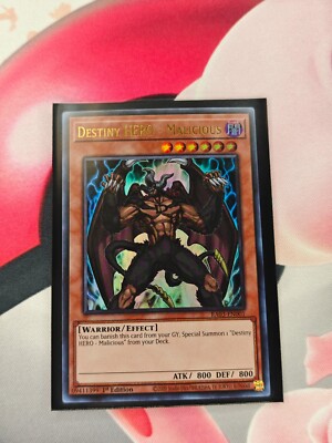 Destiny HERO - Malicious (UR) RA03-EN001 Quarter Century Bonanza 1st Edition-image