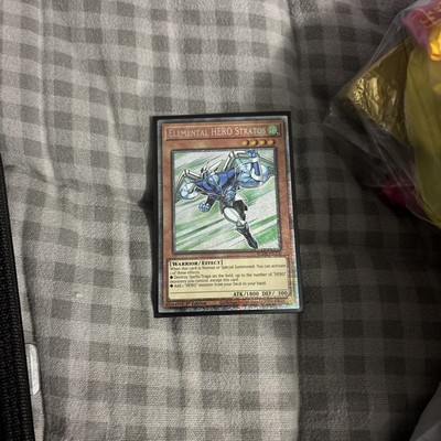 ELEMENTAL HERO STRATOS STARLIGHT RARE 100% Authentic-image