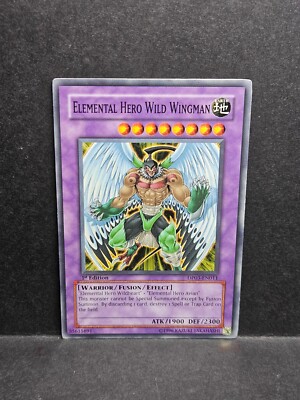 Yu-gi-oh! TCG Elemental Hero Wild Wingman DP03-EN011 1st Edition Common-image