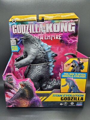 2024 Playmates Godzilla x Kong The New Empire Godzilla Titan Evolution Toy New-image