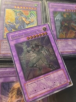 Elemental Hero Glow Neos - STON-EN036 - Ultimate Rare - 1st  Edition - Yugioh-image