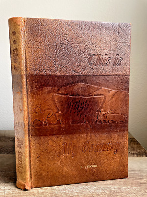 THIS IS MY COUNTRY (1944 Rand McNally, Mission Leather Binding, Pictorial Maps)-image