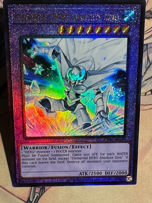 Yugioh Asian English CR06-AE099 Elemental HERO Absolute Zero Ultimate rare NM-image