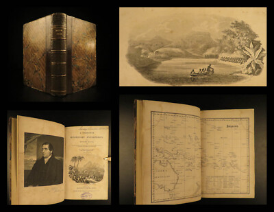 1837 1ed Missionary Narrative Williams TAHITI Pacific Islands MAP Polynesia-image