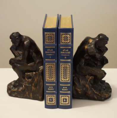 Atlas Shrugged - Volumes 1 and 2 by Ayn Rand 2000 Easton Press-image